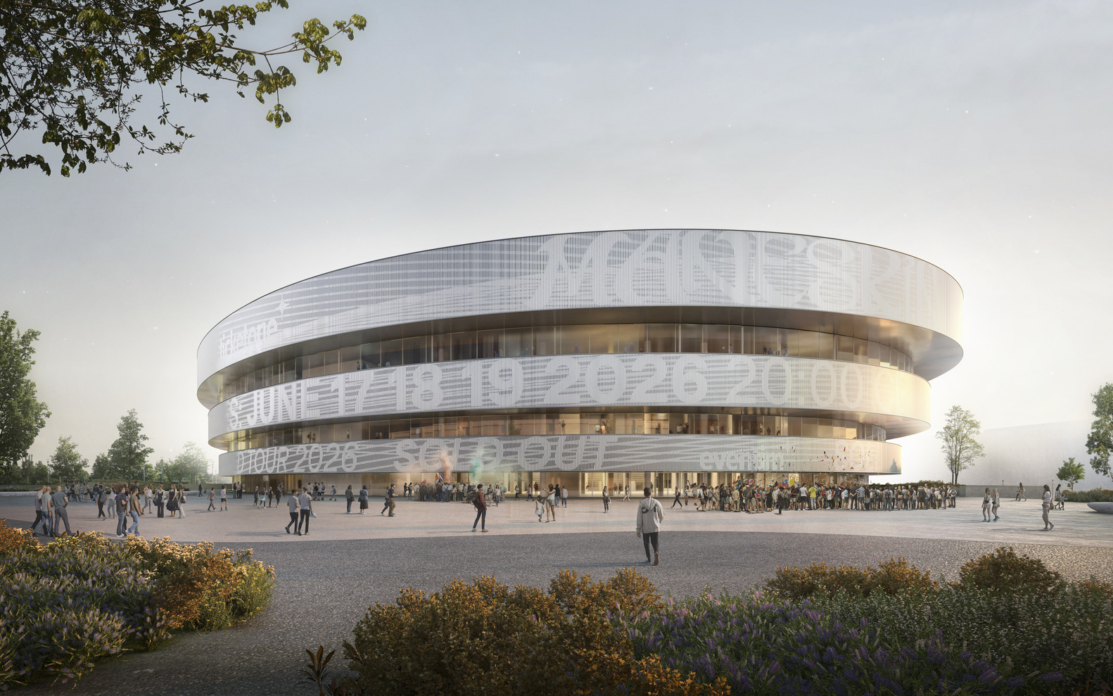 Diseñan la Arena de los Juegos Olímpicos 2026
