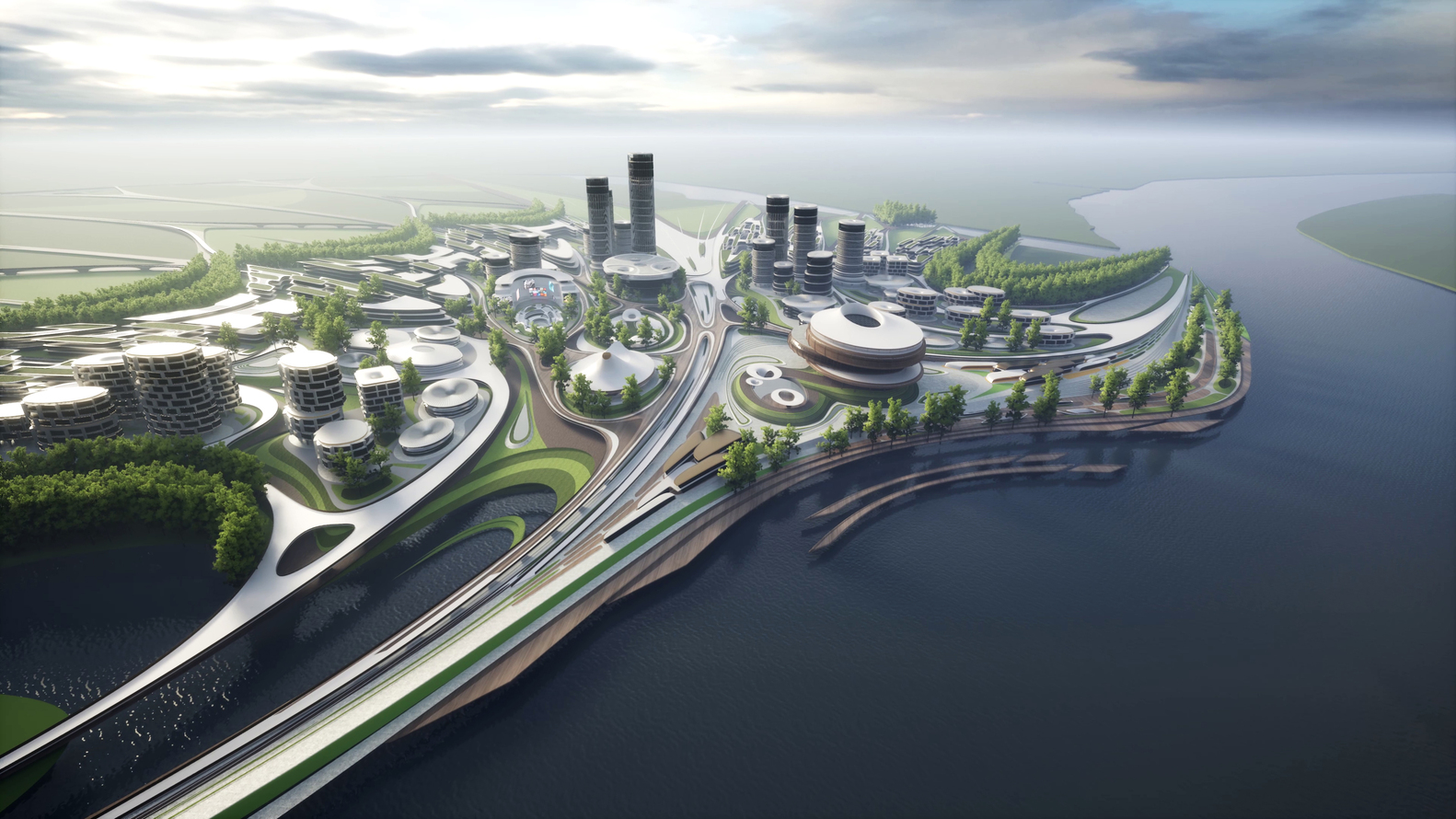 Ciudad Metaverse a cargo de Zaha Hadid Architects